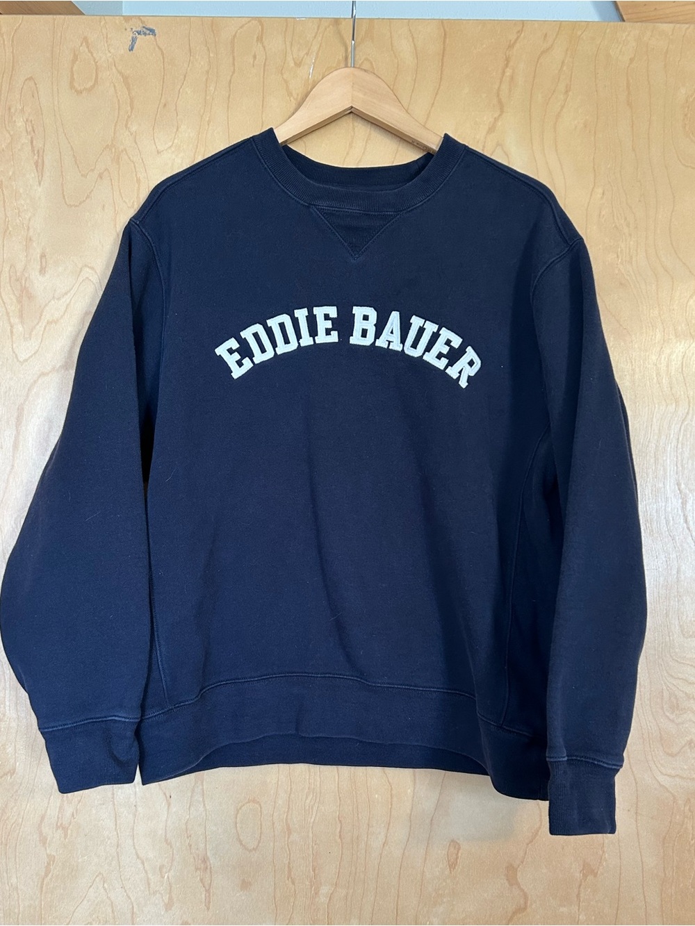 Eddie Bauer Navy Crewneck Sweatshirt